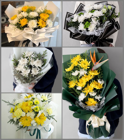 四川甘孜甘孜县斯俄乡白事花束代送